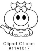 Triceratops Clipart #1141817 by Cory Thoman