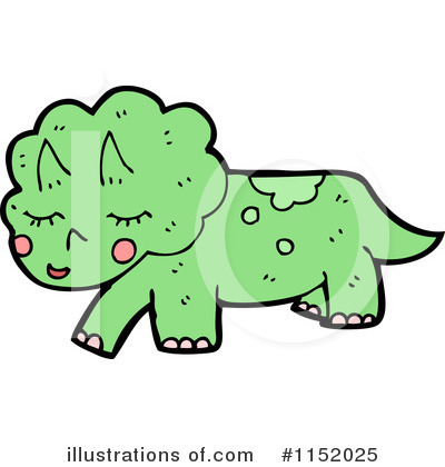 Triceratops Clipart #1152025 by lineartestpilot