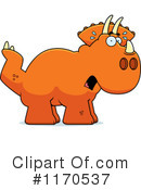 Triceratops Clipart #1170537 by Cory Thoman