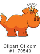 Triceratops Clipart #1170540 by Cory Thoman