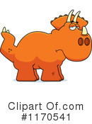 Triceratops Clipart #1170541 by Cory Thoman