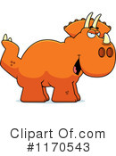 Triceratops Clipart #1170543 by Cory Thoman