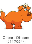 Triceratops Clipart #1170544 by Cory Thoman