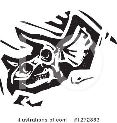 Royalty-Free (RF) Triceratops Clipart Illustration by xunantunich - Stock Sample #1272883