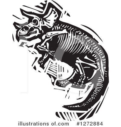 Royalty-Free (RF) Triceratops Clipart Illustration by xunantunich - Stock Sample #1272884