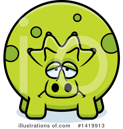 Royalty-Free (RF) Triceratops Clipart Illustration by Cory Thoman - Stock Sample #1419913