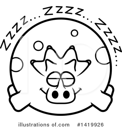 Royalty-Free (RF) Triceratops Clipart Illustration by Cory Thoman - Stock Sample #1419926