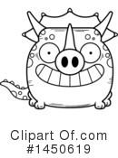 Triceratops Clipart #1450619 by Cory Thoman