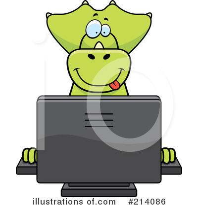 Computer Clipart #214086 by Cory Thoman
