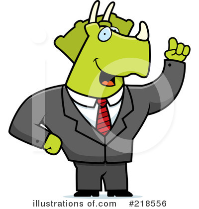 Royalty-Free (RF) Triceratops Clipart Illustration by Cory Thoman - Stock Sample #218556