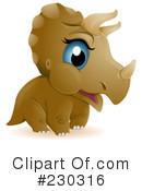 Triceratops Clipart #230316 by BNP Design Studio