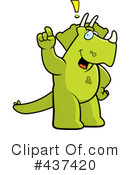 Triceratops Clipart #437420 by Cory Thoman