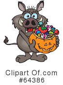 Trick Or Treater Clipart #64386 by Dennis Holmes Designs