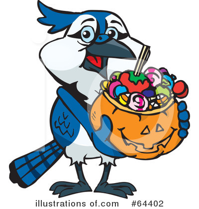 Blue Jay Clipart #64402 by Dennis Holmes Designs
