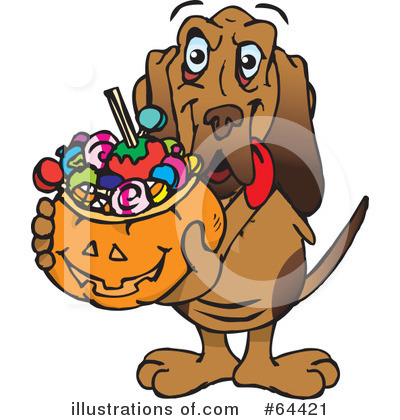 Royalty-Free (RF) Trick Or Treater Clipart Illustration by Dennis Holmes Designs - Stock Sample #64421