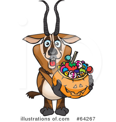 Trick Or Treating Clipart #64267 by Dennis Holmes Designs