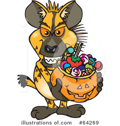 Trick Or Treating Clipart #64269 by Dennis Holmes Designs