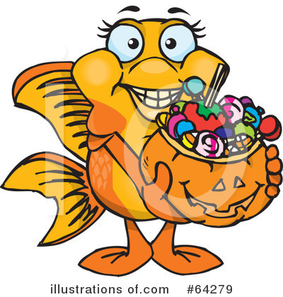 Trick Or Treating Clipart #64279 by Dennis Holmes Designs