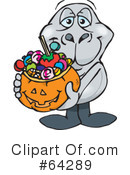 Trick Or Treating Clipart #64289 by Dennis Holmes Designs