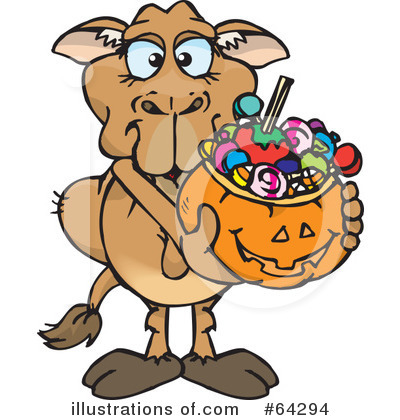Royalty-Free (RF) Trick Or Treating Clipart Illustration by Dennis Holmes Designs - Stock Sample #64294