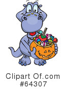 Trick Or Treating Clipart #64307 by Dennis Holmes Designs