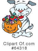 Trick Or Treating Clipart #64318 by Dennis Holmes Designs