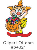 Trick Or Treating Clipart #64321 by Dennis Holmes Designs