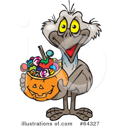 Royalty-Free (RF) Trick Or Treating Clipart Illustration by Dennis Holmes Designs - Stock Sample #64327