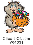 Trick Or Treating Clipart #64331 by Dennis Holmes Designs