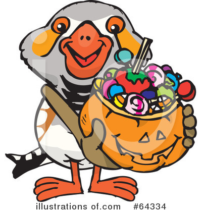 Royalty-Free (RF) Trick Or Treating Clipart Illustration by Dennis Holmes Designs - Stock Sample #64334