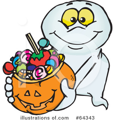 Trick Or Treating Clipart #64343 by Dennis Holmes Designs