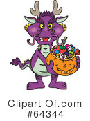 Trick Or Treating Clipart #64344 by Dennis Holmes Designs