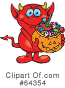 Trick Or Treating Clipart #64354 by Dennis Holmes Designs
