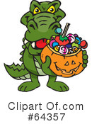 Trick Or Treating Clipart #64357 by Dennis Holmes Designs