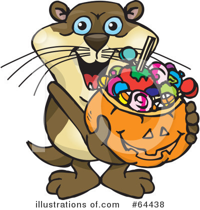 Otter Clipart #64438 by Dennis Holmes Designs