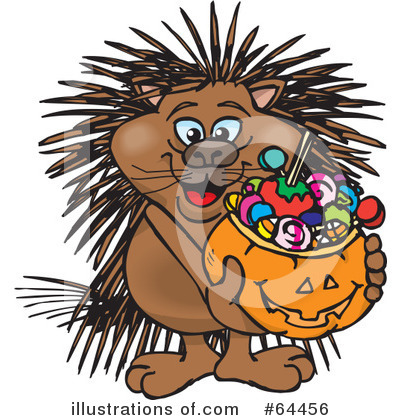Royalty-Free (RF) Trick Or Treating Clipart Illustration by Dennis Holmes Designs - Stock Sample #64456