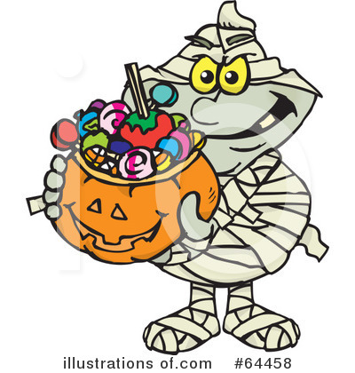 Trick Or Treating Clipart #64458 by Dennis Holmes Designs