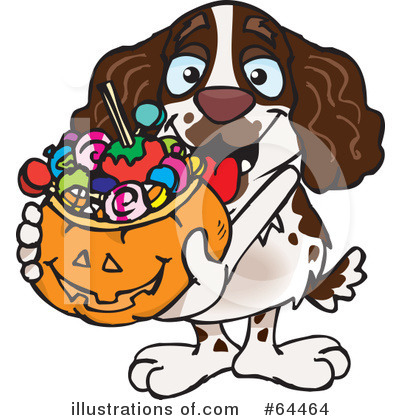 Royalty-Free (RF) Trick Or Treating Clipart Illustration by Dennis Holmes Designs - Stock Sample #64464
