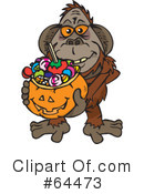 Trick Or Treating Clipart #64473 by Dennis Holmes Designs