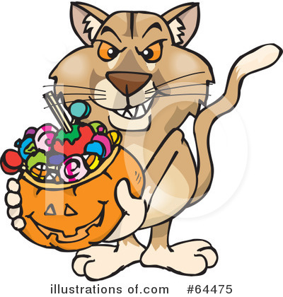 Royalty-Free (RF) Trick Or Treating Clipart Illustration by Dennis Holmes Designs - Stock Sample #64475