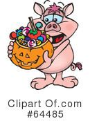 Trick Or Treating Clipart #64485 by Dennis Holmes Designs
