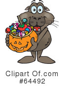 Trick Or Treating Clipart #64492 by Dennis Holmes Designs