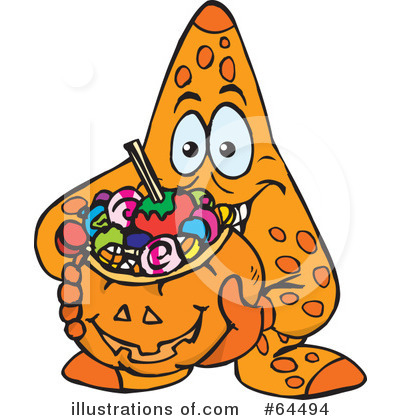 Royalty-Free (RF) Trick Or Treating Clipart Illustration by Dennis Holmes Designs - Stock Sample #64494