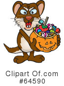 Trick Or Treating Clipart #64590 by Dennis Holmes Designs