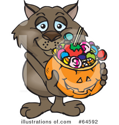 Royalty-Free (RF) Trick Or Treating Clipart Illustration by Dennis Holmes Designs - Stock Sample #64592