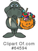 Trick Or Treating Clipart #64594 by Dennis Holmes Designs