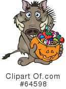 Trick Or Treating Clipart #64598 by Dennis Holmes Designs