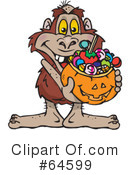 Trick Or Treating Clipart #64599 by Dennis Holmes Designs