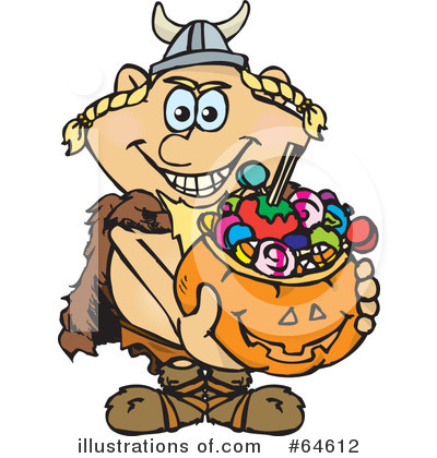 Trick Or Treater Clipart #64612 by Dennis Holmes Designs