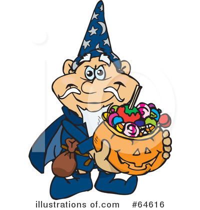 Trick Or Treater Clipart #64616 by Dennis Holmes Designs